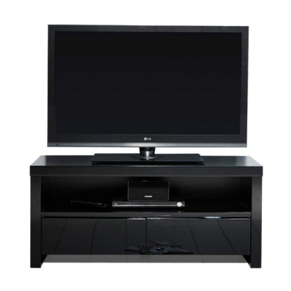 inval Huisje tiran TV meubel hoogglans zwart Giani | Onlinedesignmeubel.be