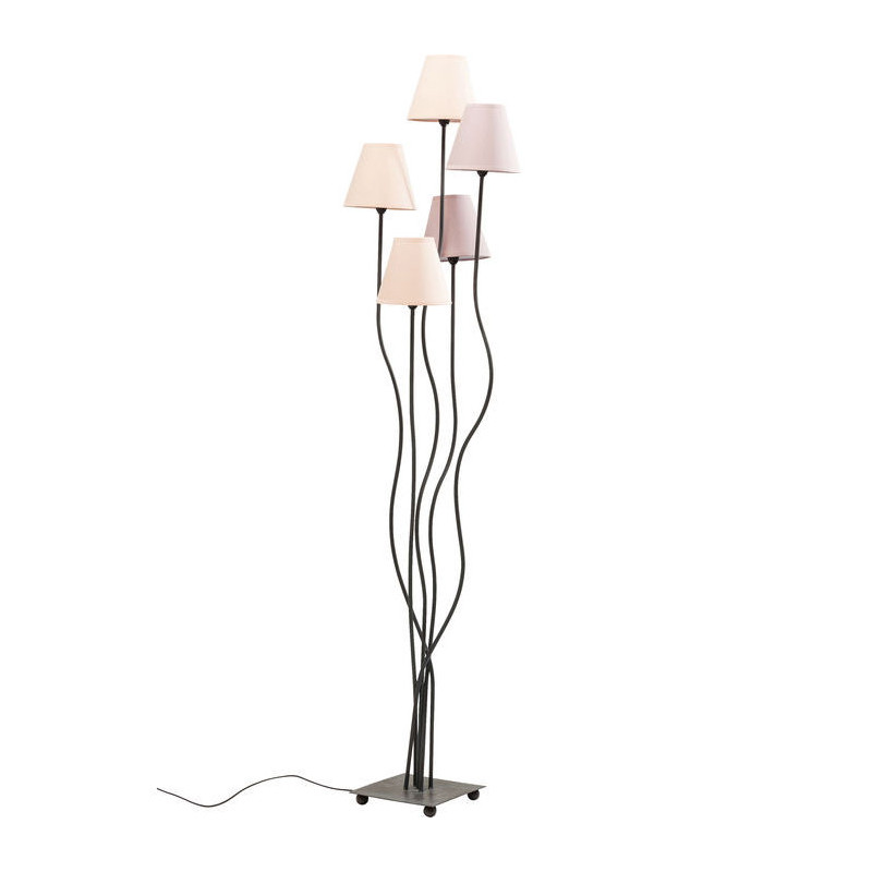 Kare Design Berry Cinque Vloerlamp met 5 beige lampen 60642 LUMZ