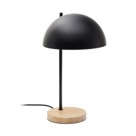Design tafellamp met hout