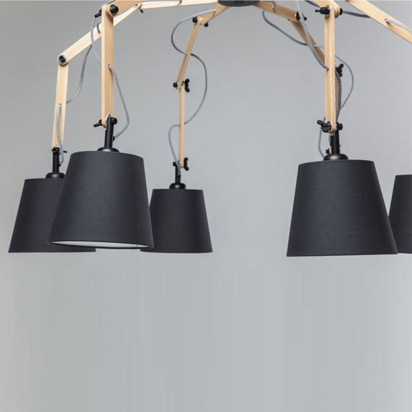 Design hanglamp hout Architecture Onlinedesignmeubel.be