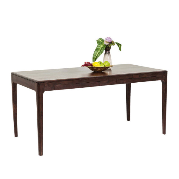 Kare Design Brooklyn walnut Donker houten eettafel LUMZ