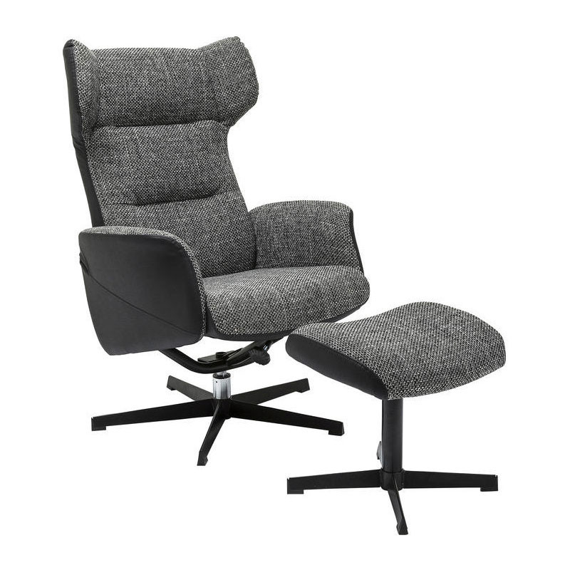 Kare Design Ohio Fauteuil met voetenbank 79945 LUMZ